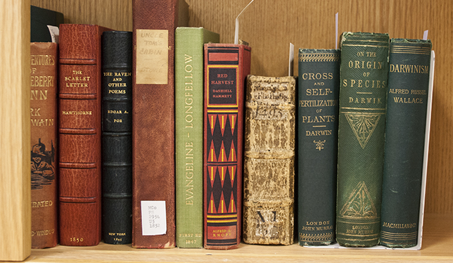 On the Origin of Species is back in its rightful place at Mount Saint Vincent University. Photo: Ainsley Cummingham.