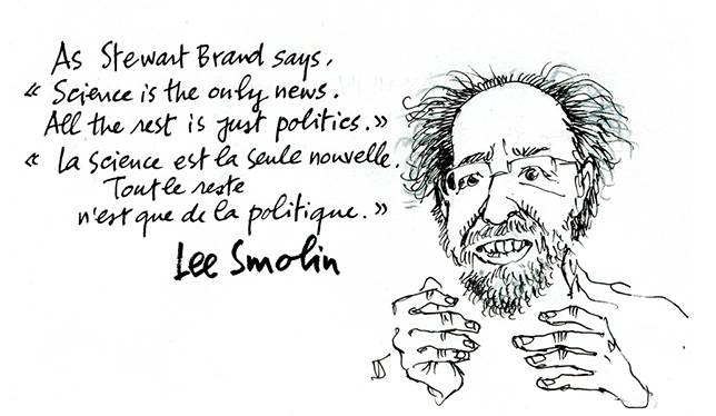 American theoretical physicist Lee Smolin is one of the many advocates for the #100LaScience campaign.